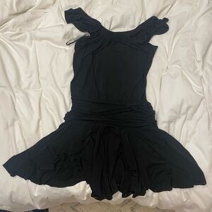 BCBGMaxAzria Black Off-Shoulder Dress
